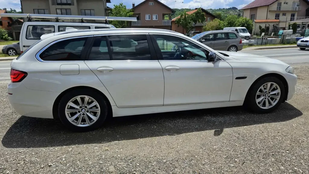 BMW 520D White car for rent. Rent a Car in Sarajevo