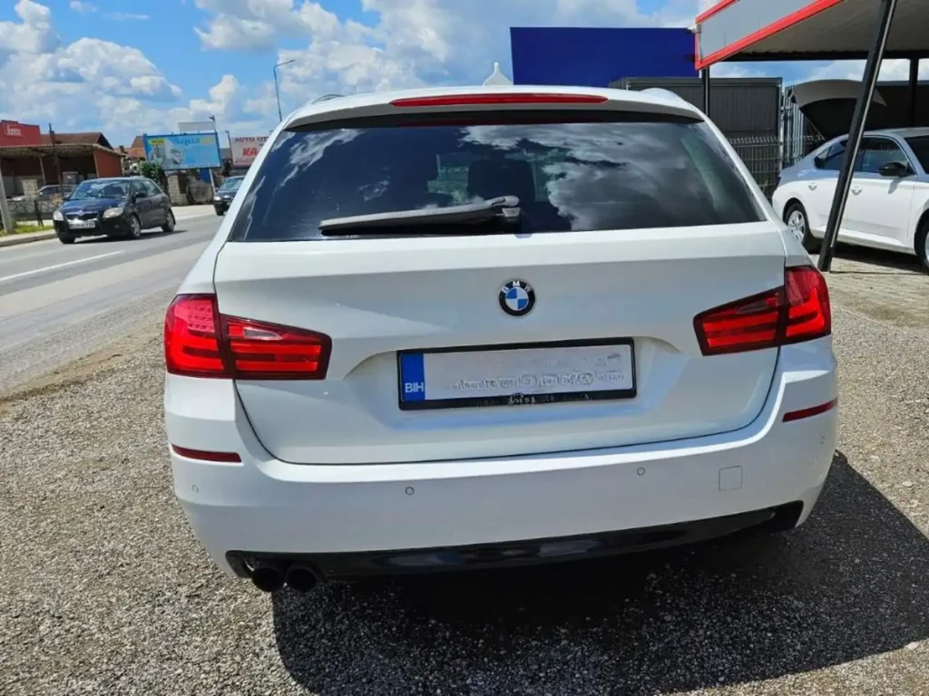 BMW 520D White car for rent. Rent a Car in Sarajevo