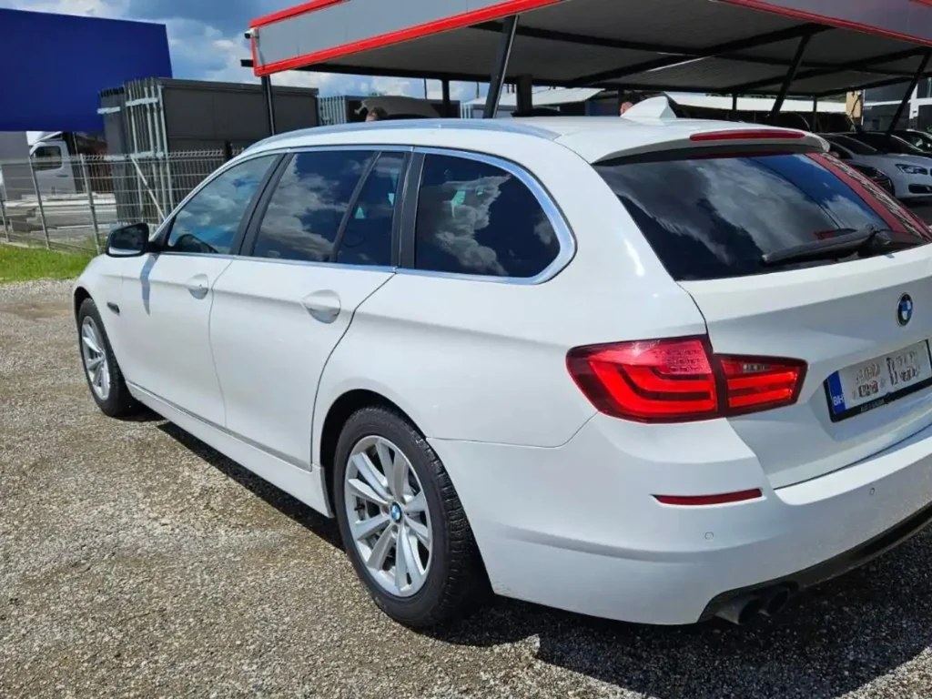 BMW 520D White car for rent. Rent a Car in Sarajevo